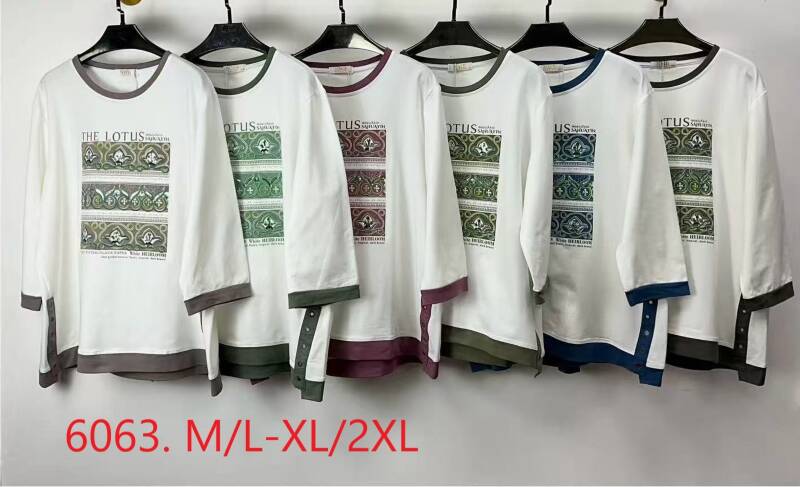 Bluzki damskie Roz M/L-XL-2XL, Mix Kolor Paczka 12 szt